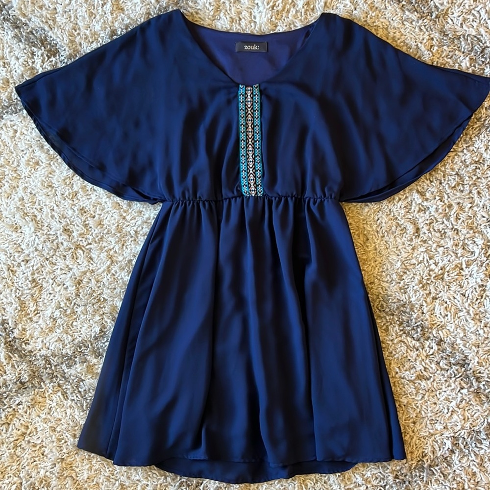 Zouk: Flutter Sleeve Dress